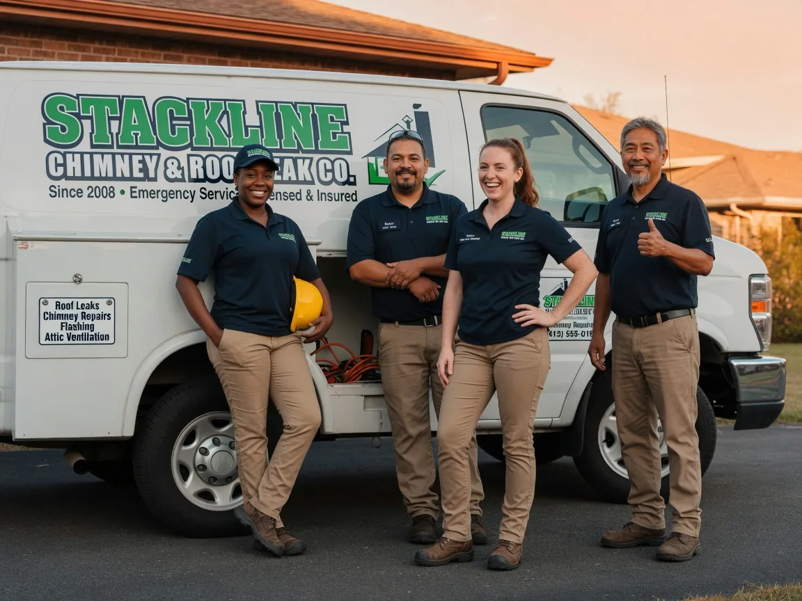 Chimney flashing repair company in Detroit, TX